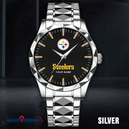 Pittsburgh Steelers Luxury Diamond Men Watch Trending 2025