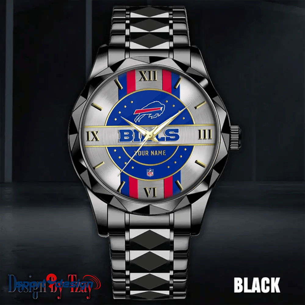Buffalo Bills Business Watch For Men Automatic Mechanical Stainless Steel Band 2025
