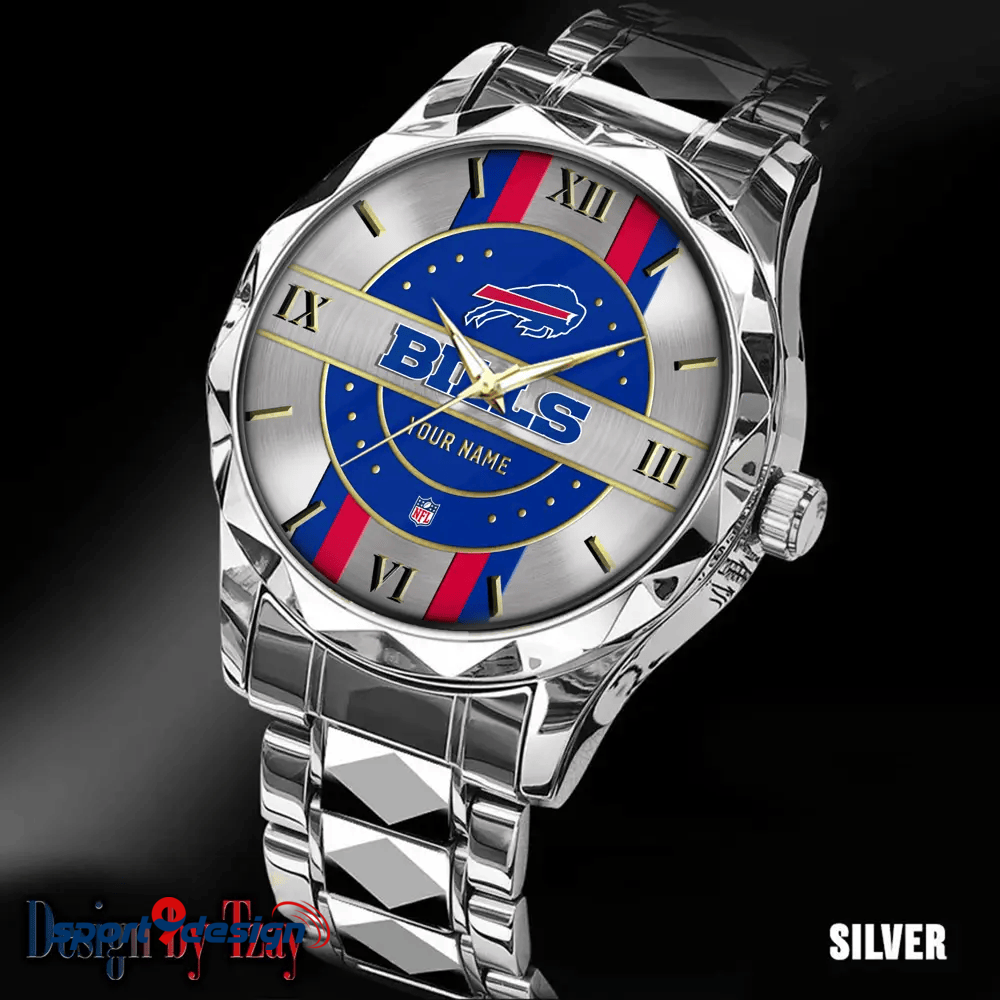 Buffalo Bills Business Watch For Men Automatic Mechanical Stainless Steel Band 2025