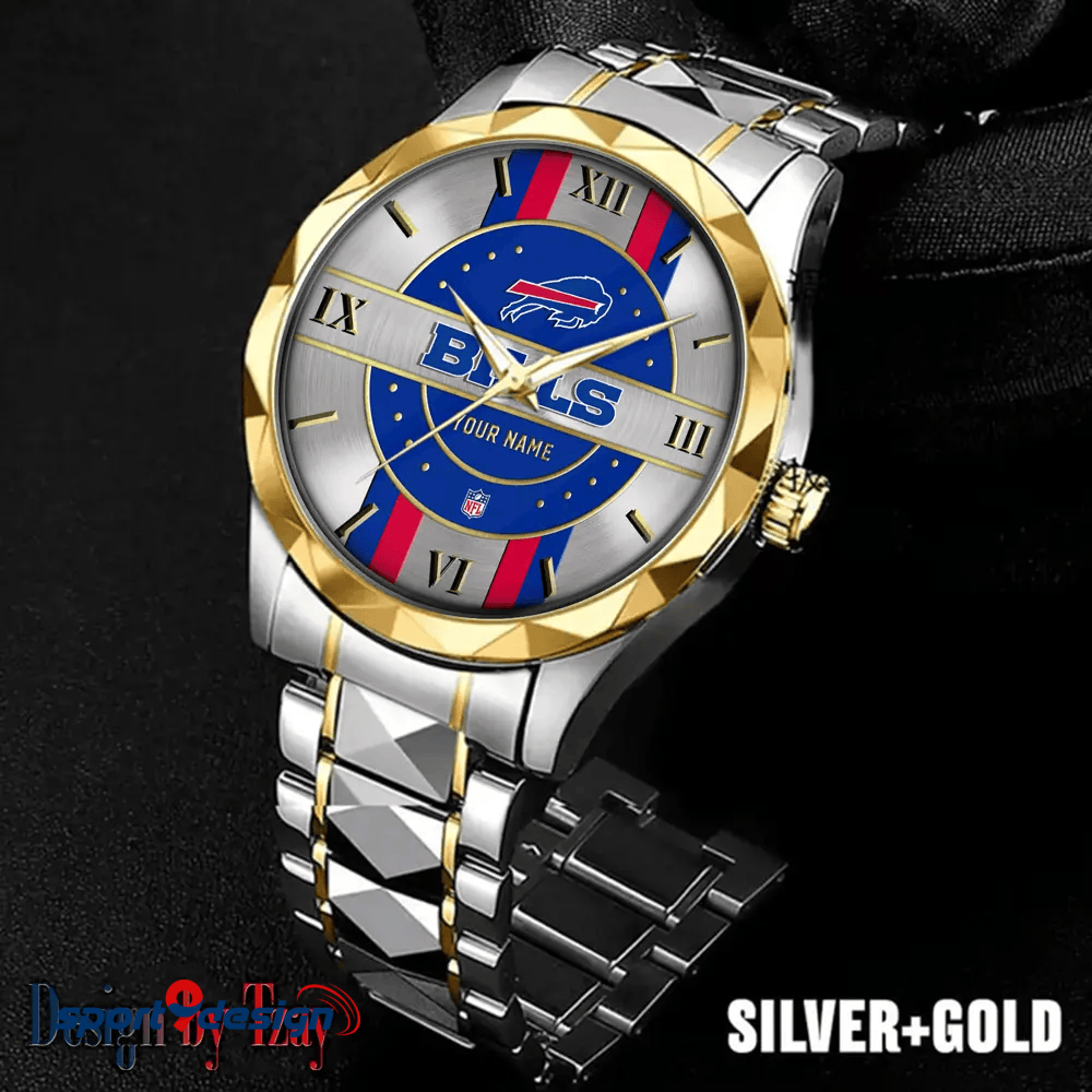 Buffalo Bills Business Watch For Men Automatic Mechanical Stainless Steel Band 2025