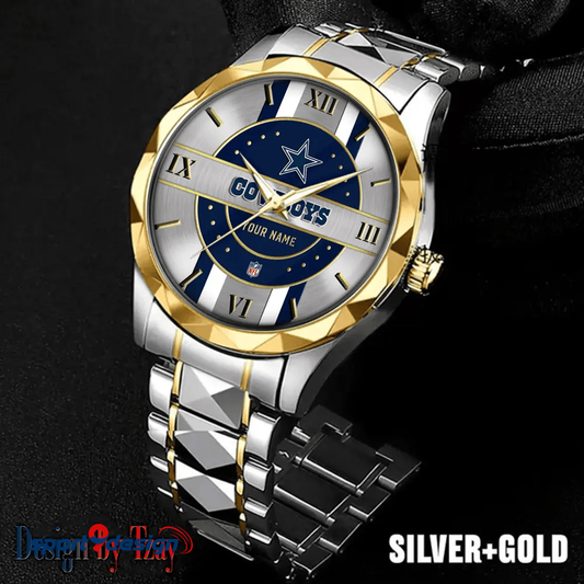 Dallas Cowboys Business Watch For Men Automatic Mechanical Stainless Steel Band 2025