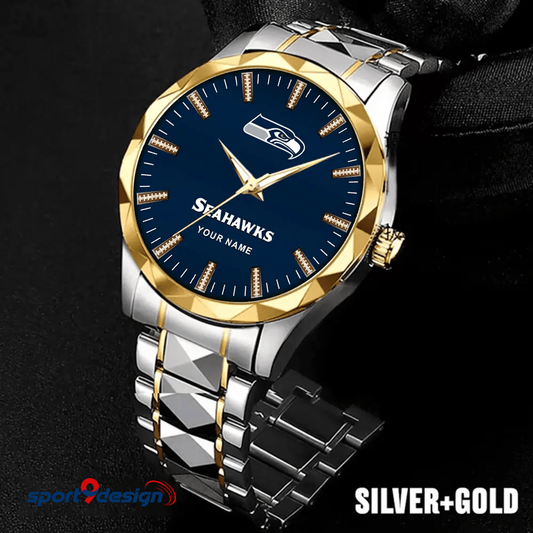 Seattle Seahawks Luxury Diamond Men Watch Trending 2025