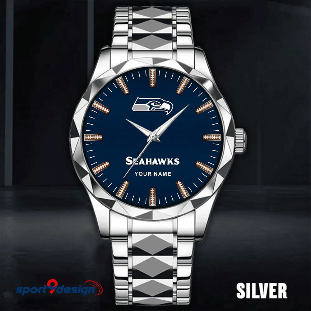 Seattle Seahawks Luxury Diamond Men Watch Trending 2025