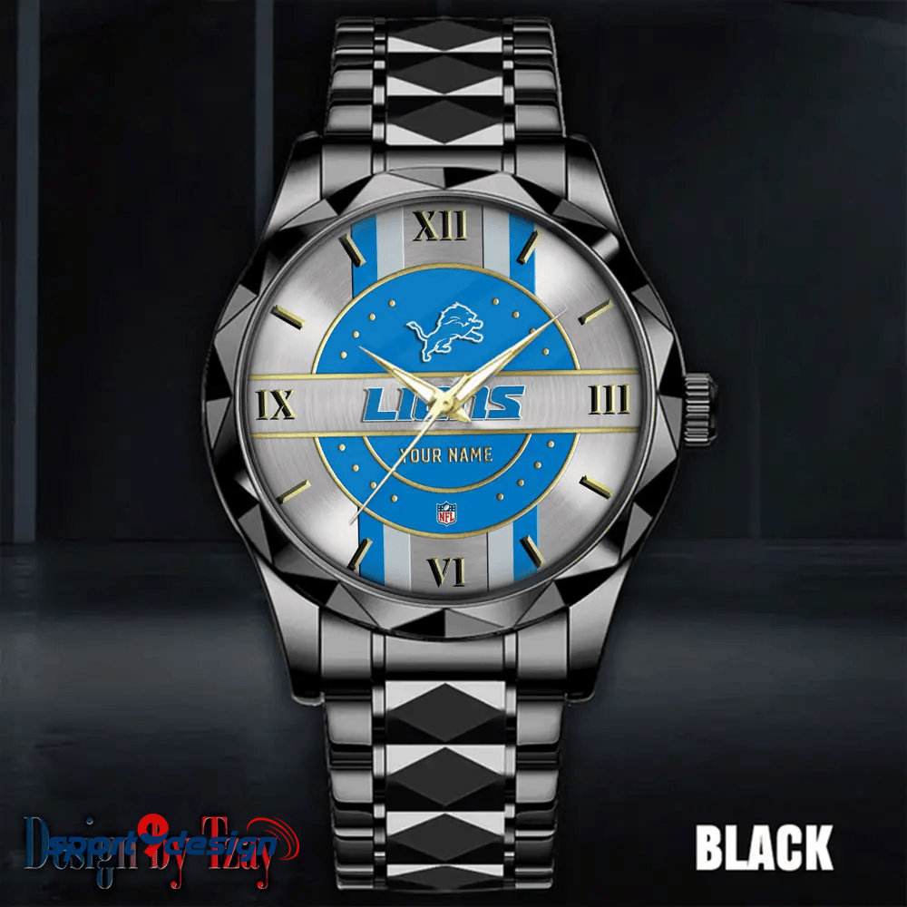 Detroit Lions Business Watch For Men Automatic Mechanical Stainless Steel Band 2025