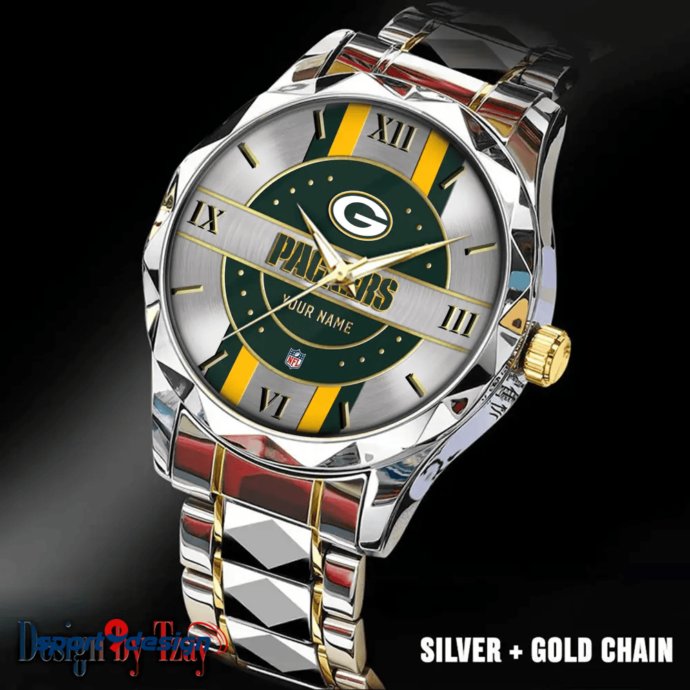Green Bay Packers Business Watch For Men Automatic Mechanical Stainless Steel Band 2025