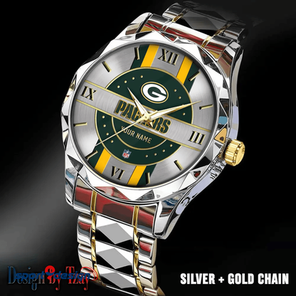 Green Bay Packers Business Watch For Men Automatic Mechanical Stainless Steel Band 2025