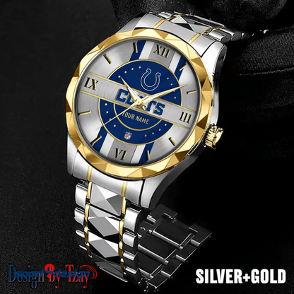Indianapolis Colts Business Watch For Men Automatic Mechanical Stainless Steel Band 2025