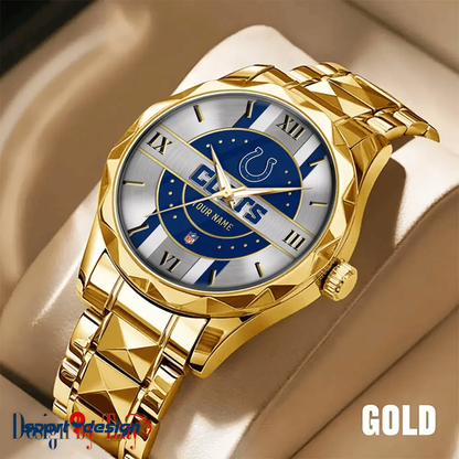 Indianapolis Colts Business Watch For Men Automatic Mechanical Stainless Steel Band 2025