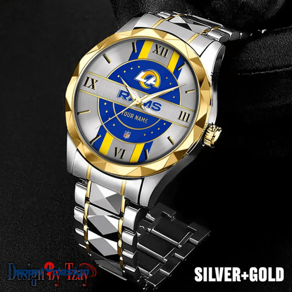 Los Angeles Rams Business Watch For Men Automatic Mechanical Stainless Steel Band 2025
