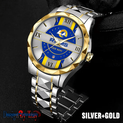 Los Angeles Rams Business Watch For Men Automatic Mechanical Stainless Steel Band 2025
