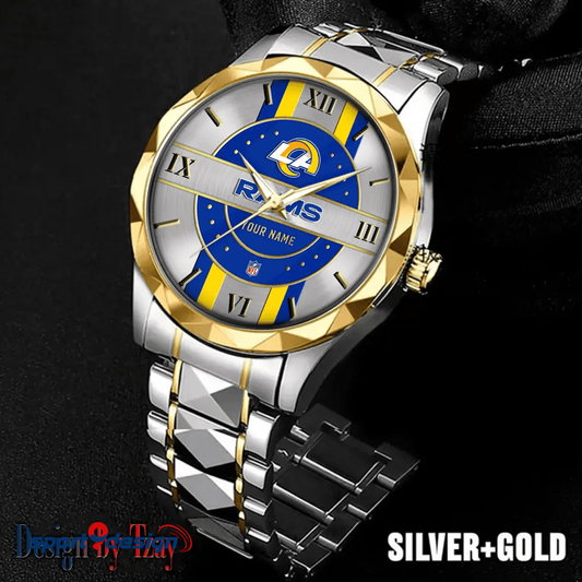 Los Angeles Rams Business Watch For Men Automatic Mechanical Stainless Steel Band 2025