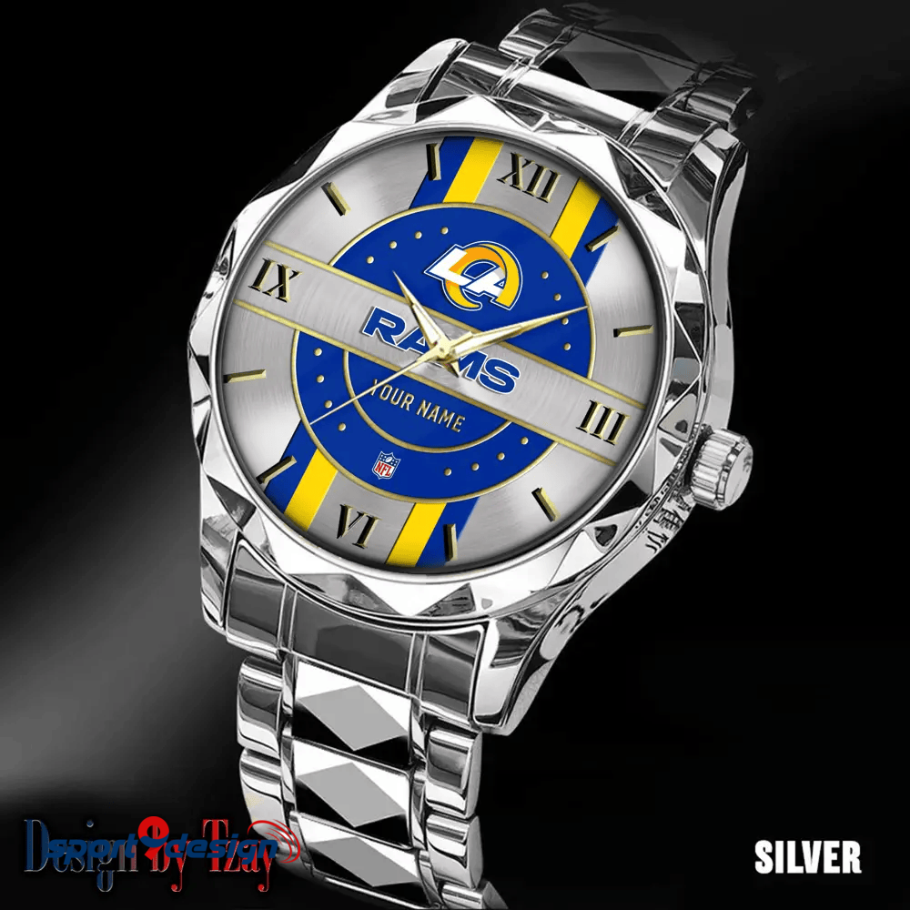 Los Angeles Rams Business Watch For Men Automatic Mechanical Stainless Steel Band 2025