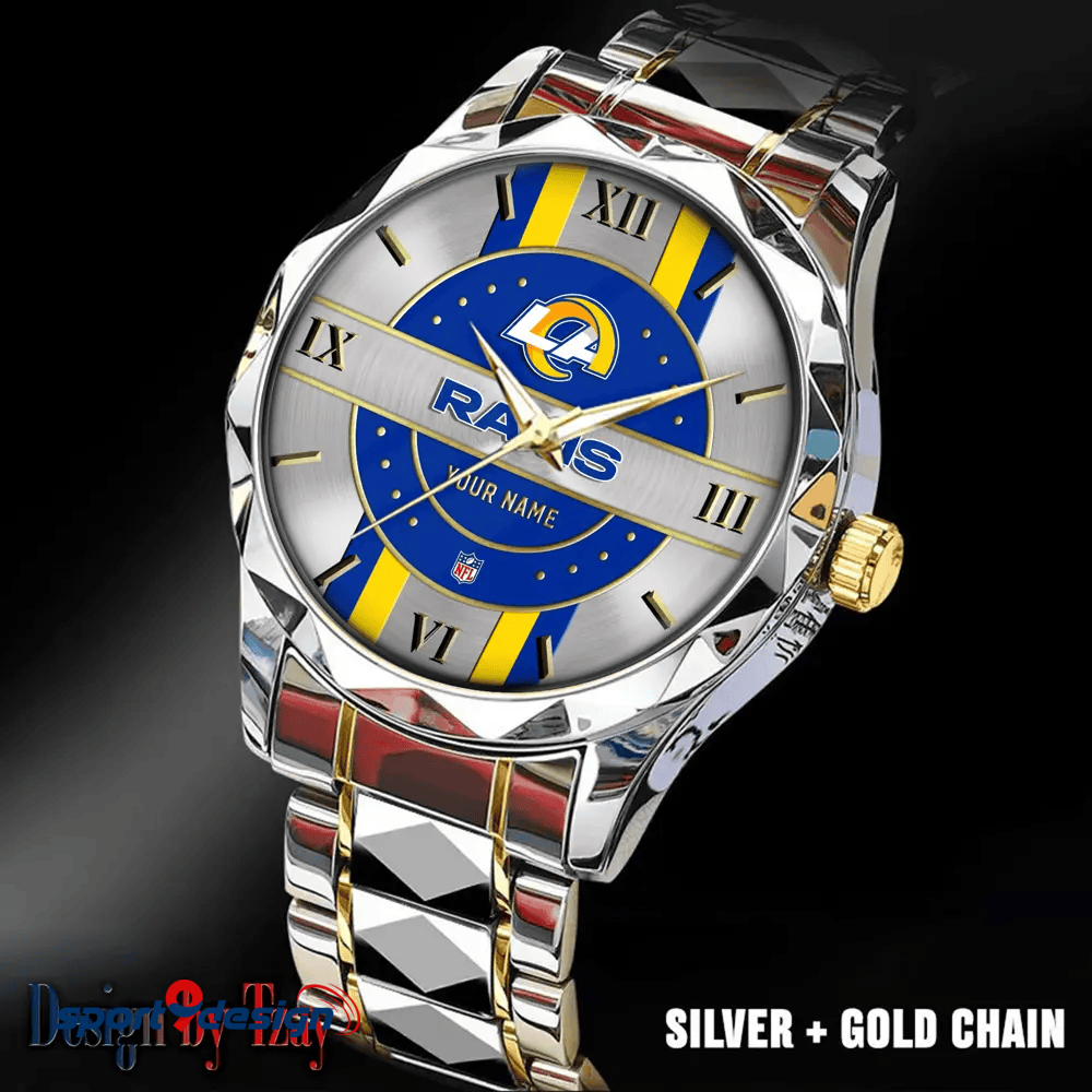 Los Angeles Rams Business Watch For Men Automatic Mechanical Stainless Steel Band 2025