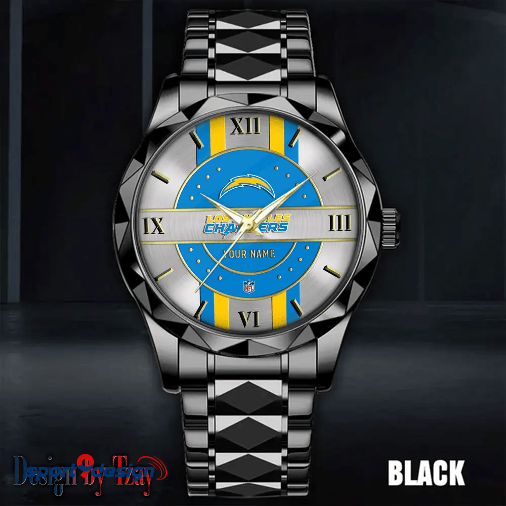 Los Angeles Chargers Business Watch For Men Automatic Mechanical Stainless Steel Band 2025