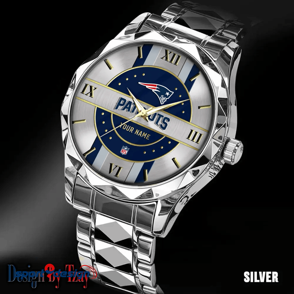 New England Patriots Business Watch For Men Automatic Mechanical Stainless Steel Band 2025