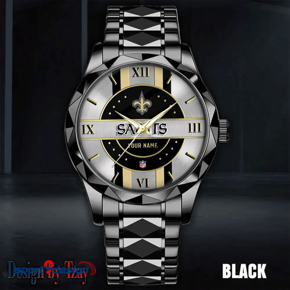New Orleans Saints Business Watch For Men Automatic Mechanical Stainless Steel Band 2025