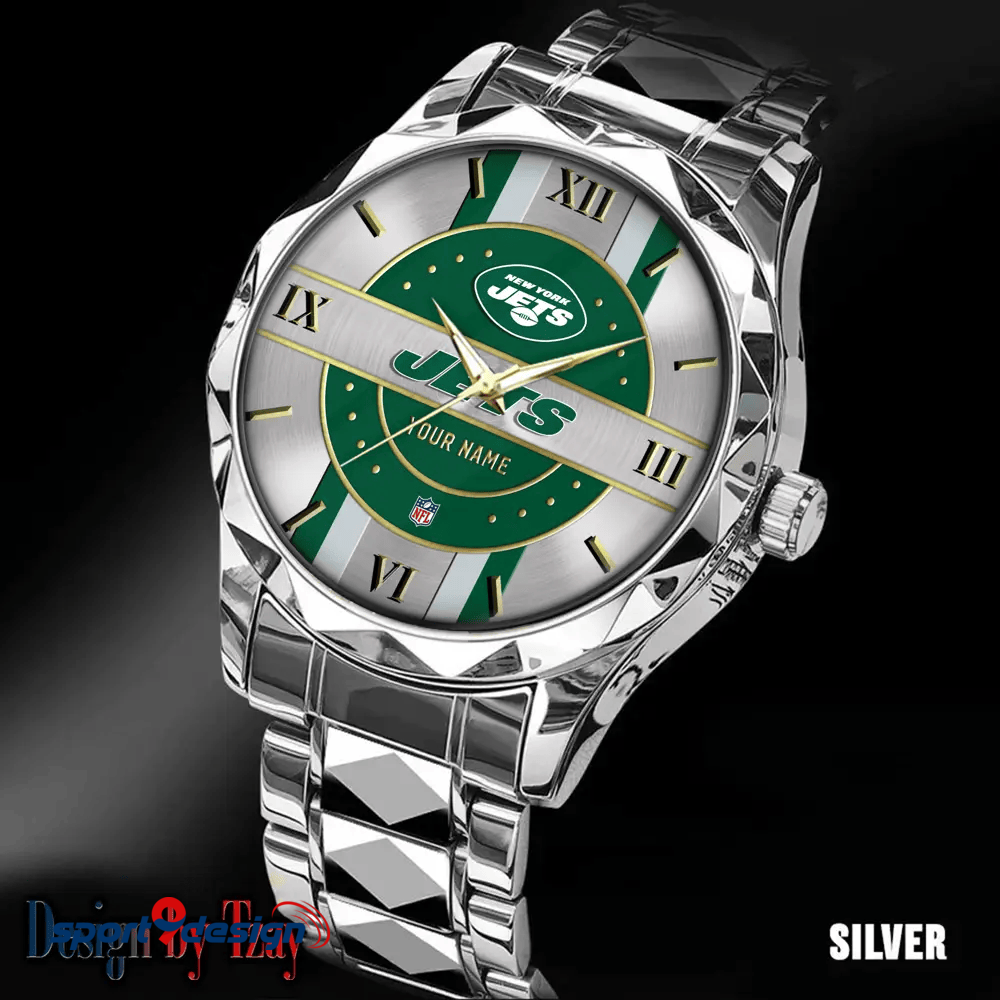 New York Jets Business Watch For Men Automatic Mechanical Stainless Steel Band 2025