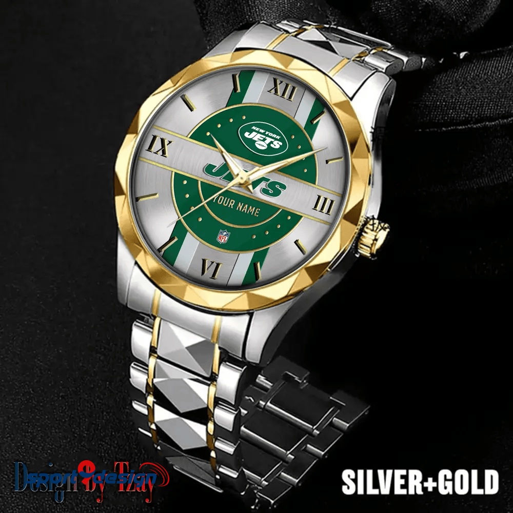 New York Jets Business Watch For Men Automatic Mechanical Stainless Steel Band 2025