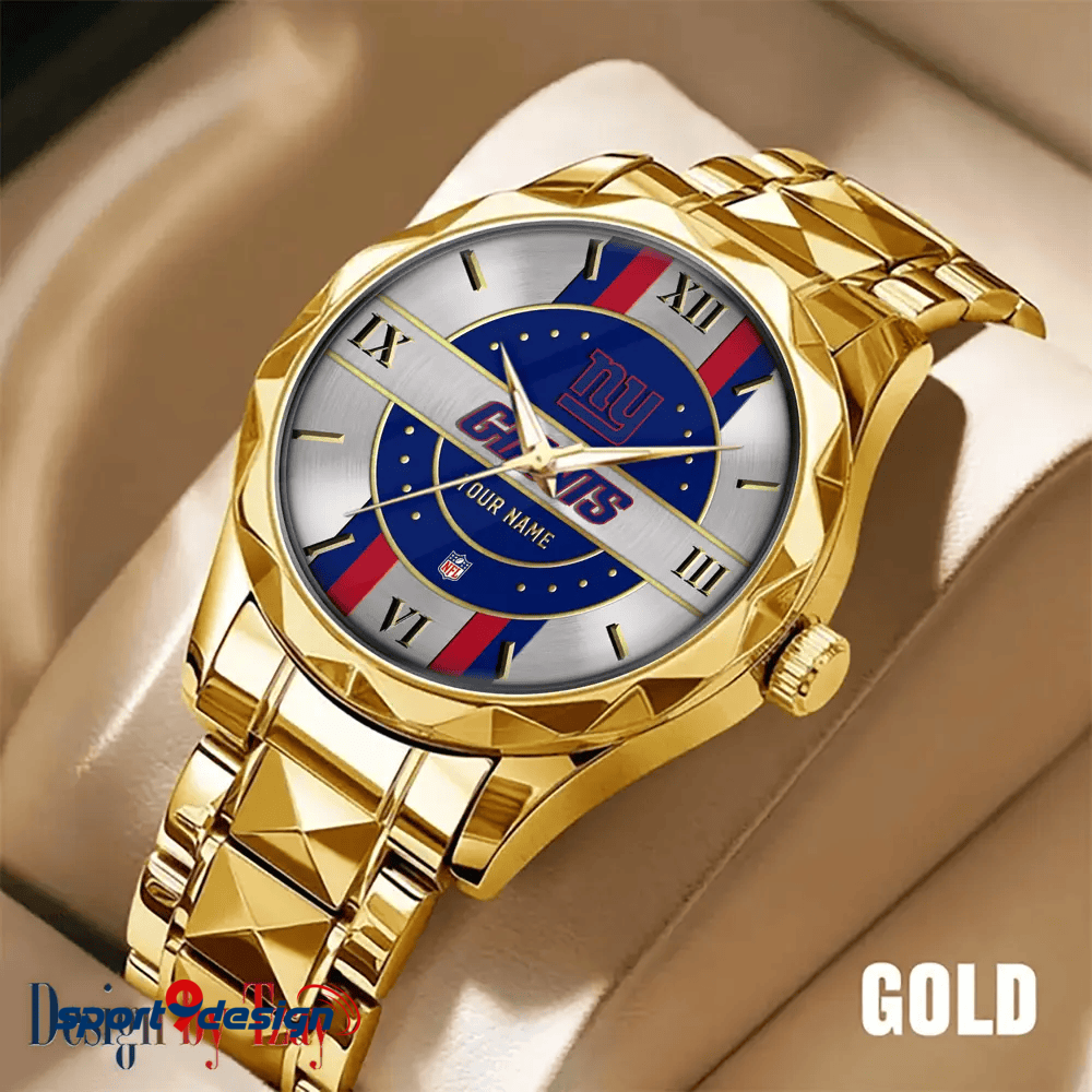 New York Giants Business Watch For Men Automatic Mechanical Stainless Steel Band 2025