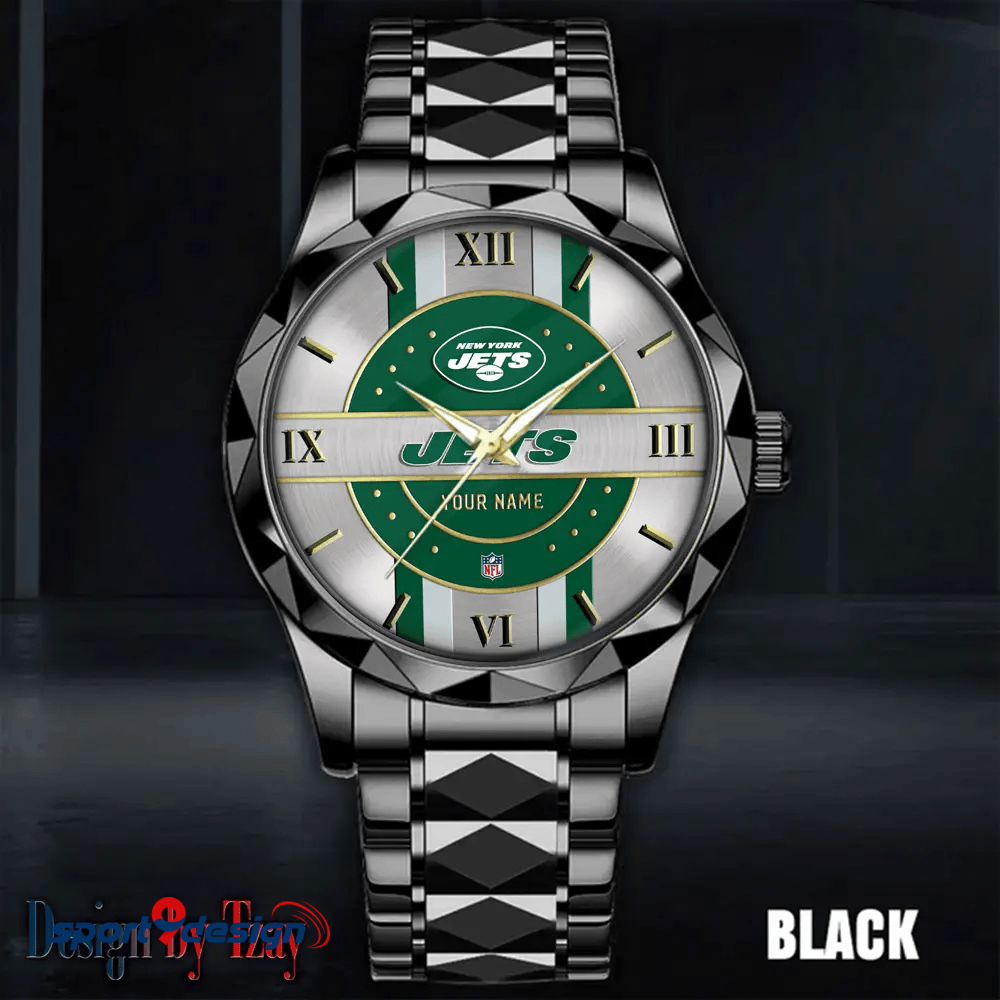 New York Jets Business Watch For Men Automatic Mechanical Stainless Steel Band 2025