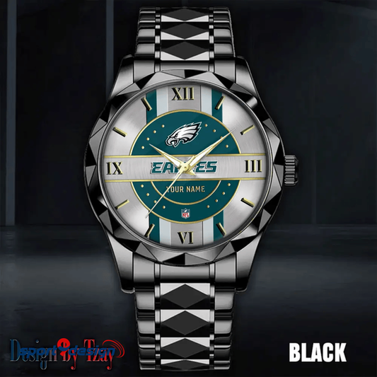 Philadelphia Eagles Business Watch For Men Automatic Mechanical Stainless Steel Band 2025