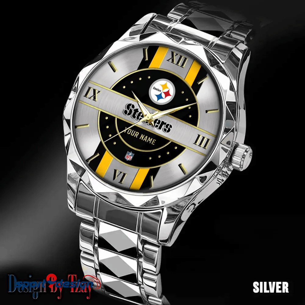 Pittsburgh Steelers Business Watch For Men Automatic Mechanical Stainless Steel Band 2025