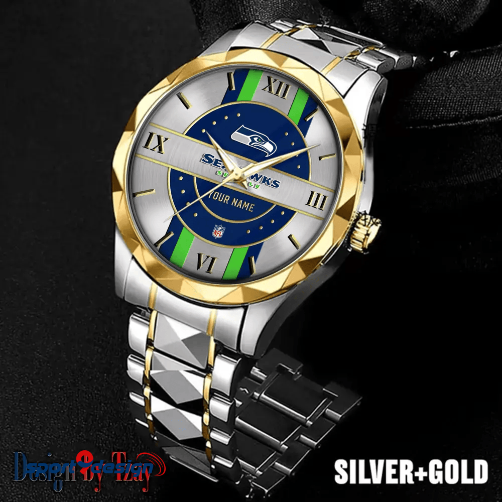 Seattle Seahawks Business Watch For Men Automatic Mechanical Stainless Steel Band 2025