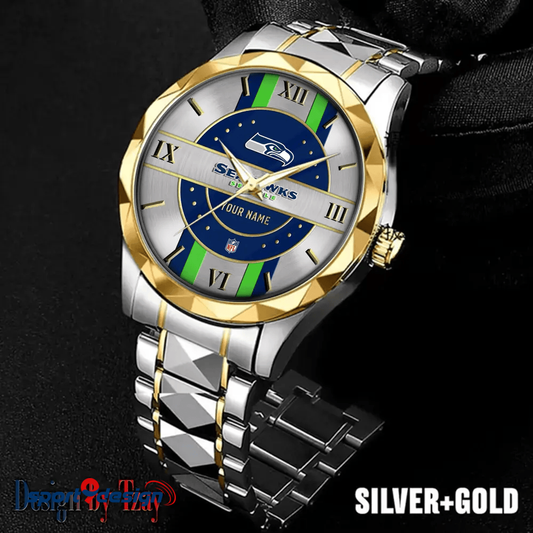 Seattle Seahawks Business Watch For Men Automatic Mechanical Stainless Steel Band 2025