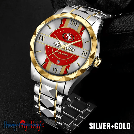 San Francisco 49ers Business Watch For Men Automatic Mechanical Stainless Steel Band 2025