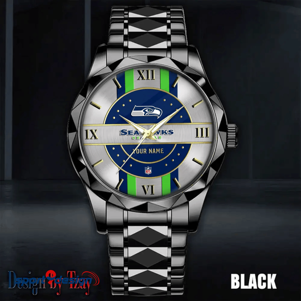 Seattle Seahawks Business Watch For Men Automatic Mechanical Stainless Steel Band 2025