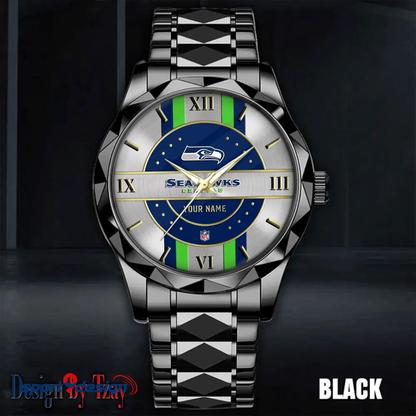 Seattle Seahawks Business Watch For Men Automatic Mechanical Stainless Steel Band 2025