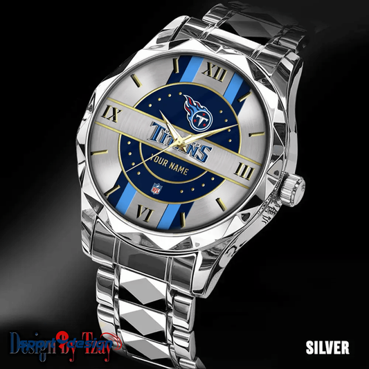 Tennessee Titans Business Watch For Men Automatic Mechanical Stainless Steel Band 2025