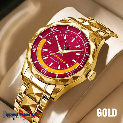 Arizona Cardinals Business Watch For Men Automatic Mechanical Stainless Steel Band 2025