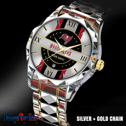 Tampa Bay Buccaneers Business Watch For Men Automatic Mechanical Stainless Steel Band 2025