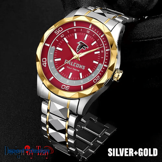 Atlanta Falcons Business Watch For Men Automatic Mechanical Stainless Steel Band 2025