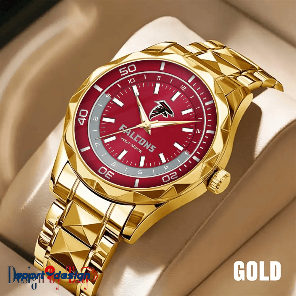 Atlanta Falcons Business Watch For Men Automatic Mechanical Stainless Steel Band 2025