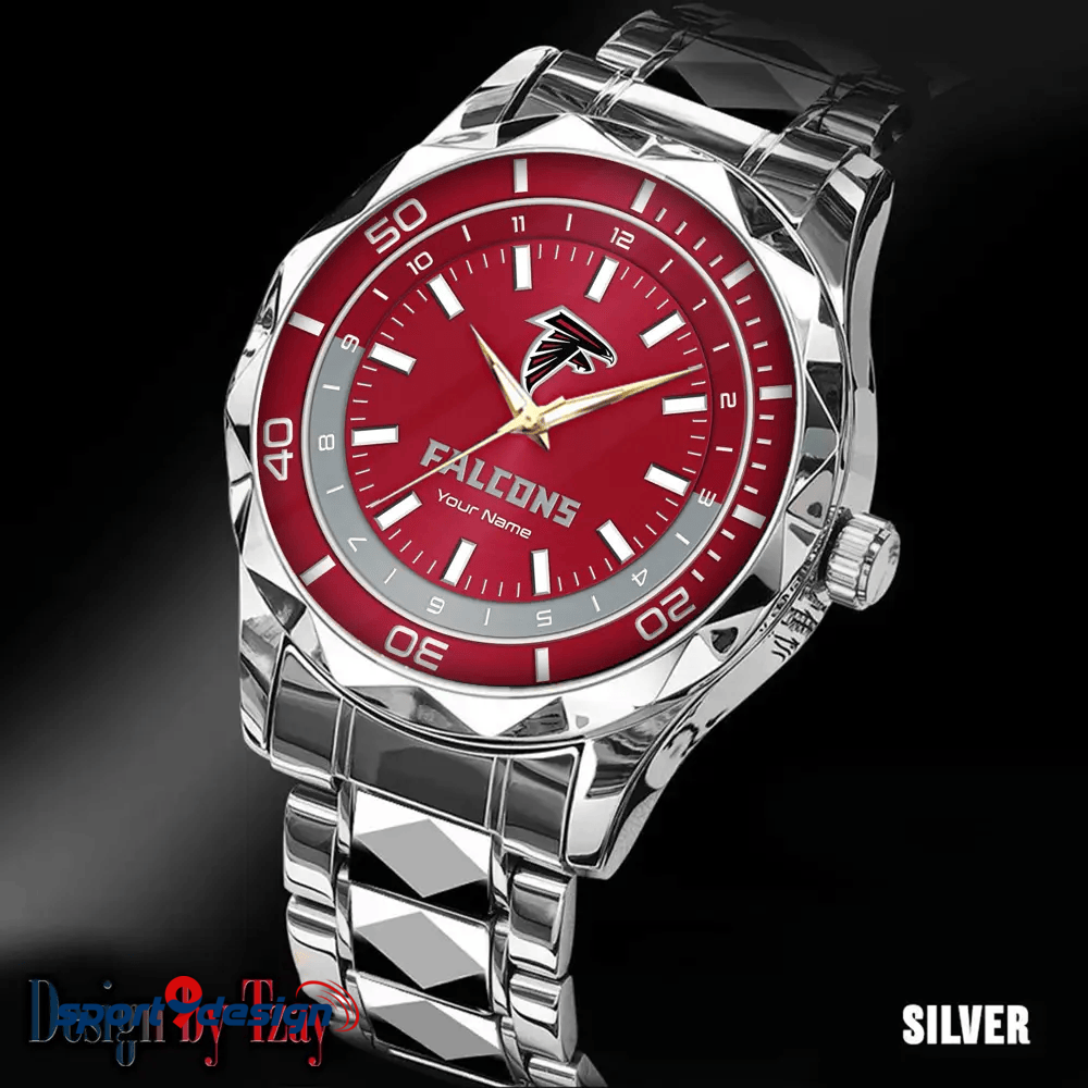 Atlanta Falcons Business Watch For Men Automatic Mechanical Stainless Steel Band 2025