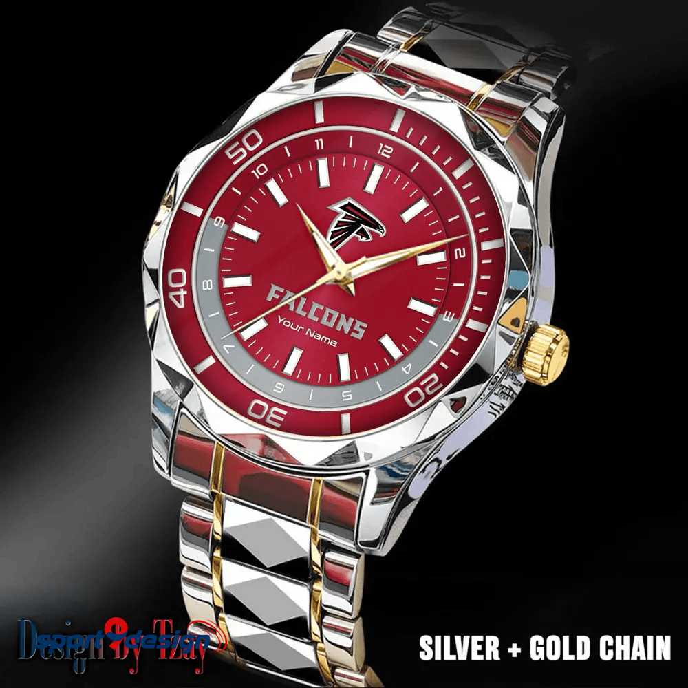 Atlanta Falcons Business Watch For Men Automatic Mechanical Stainless Steel Band 2025