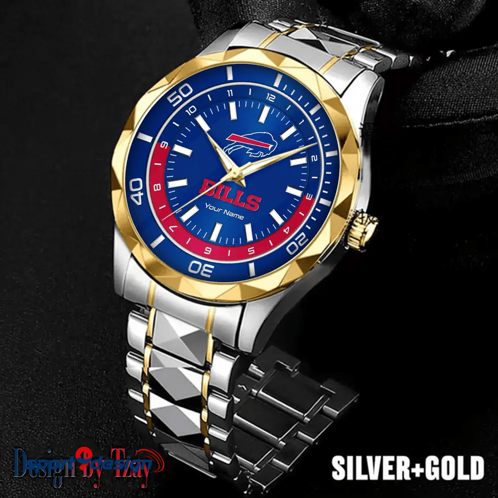 Buffalo Bills Business Watch For Men Automatic Mechanical Stainless Steel Band 2025