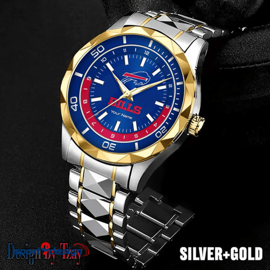 Buffalo Bills Business Watch For Men Automatic Mechanical Stainless Steel Band 2025