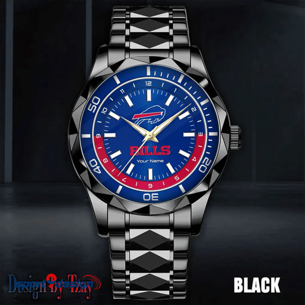 Buffalo Bills Business Watch For Men Automatic Mechanical Stainless Steel Band 2025