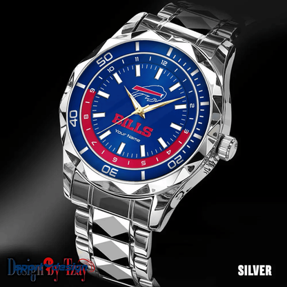 Buffalo Bills Business Watch For Men Automatic Mechanical Stainless Steel Band 2025