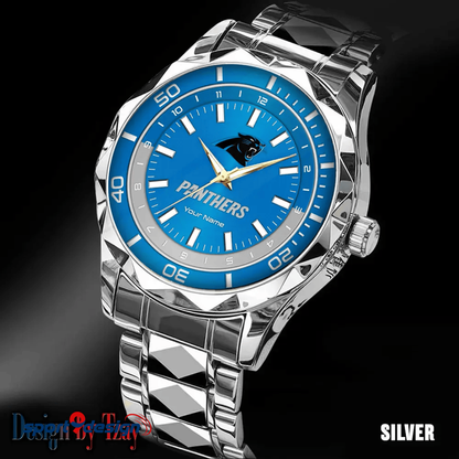 Carolina Panthers Business Watch For Men Automatic Mechanical Stainless Steel Band 2025