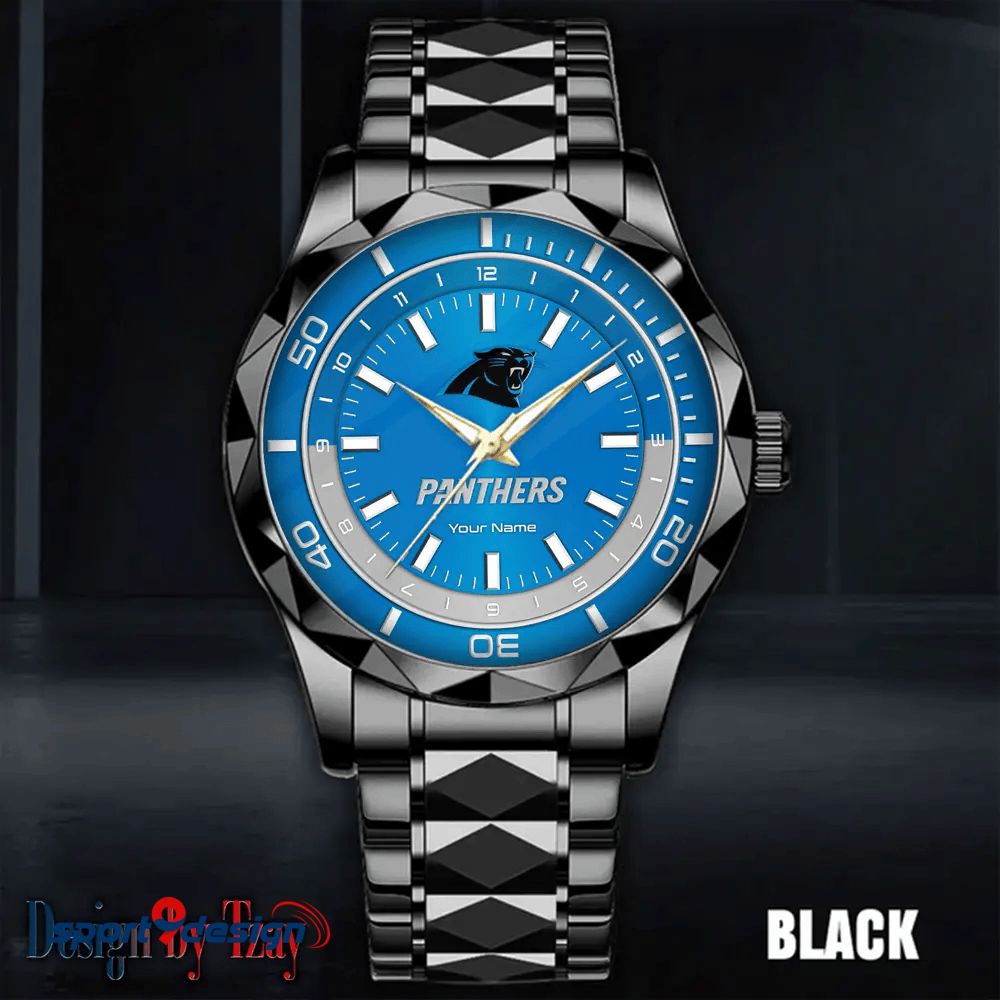 Carolina Panthers Business Watch For Men Automatic Mechanical Stainless Steel Band 2025