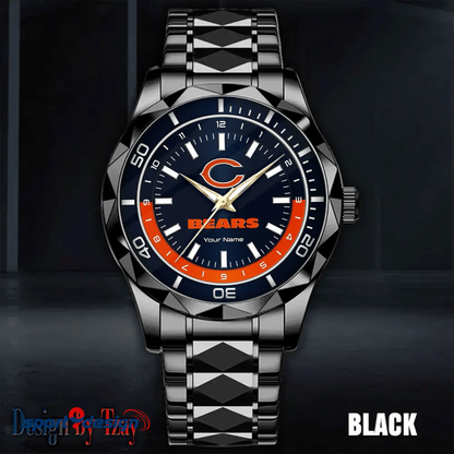 Chicago Bears Business Watch For Men Automatic Mechanical Stainless Steel Band 2025