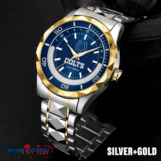 Indianapolis Colts Business Watch For Men Automatic Mechanical Stainless Steel Band 2025