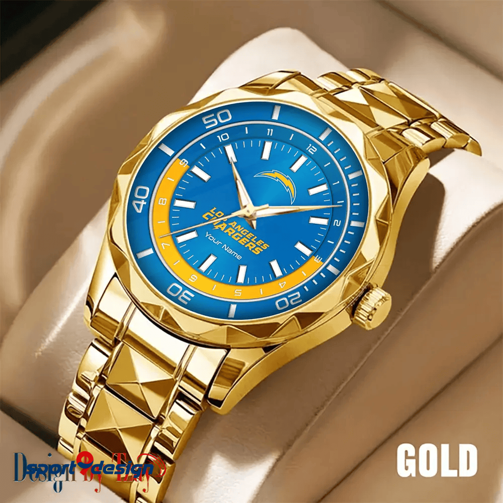 Los Angeles Chargers Business Watch For Men Automatic Mechanical Stainless Steel Band 2025