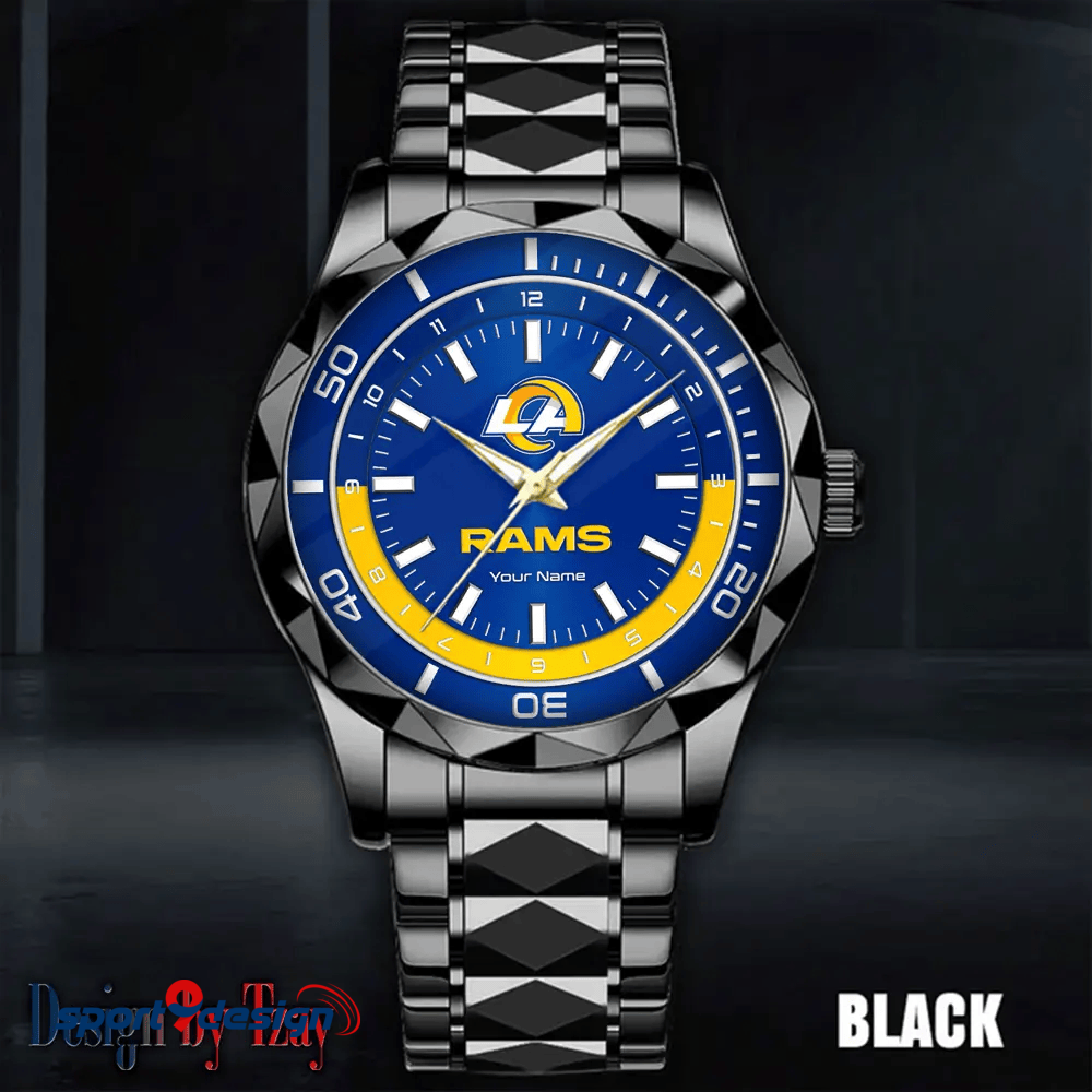 Los Angeles Rams Business Watch For Men Automatic Mechanical Stainless Steel Band 2025
