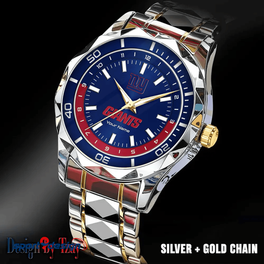 New York Giants Business Watch For Men Automatic Mechanical Stainless Steel Band 2025