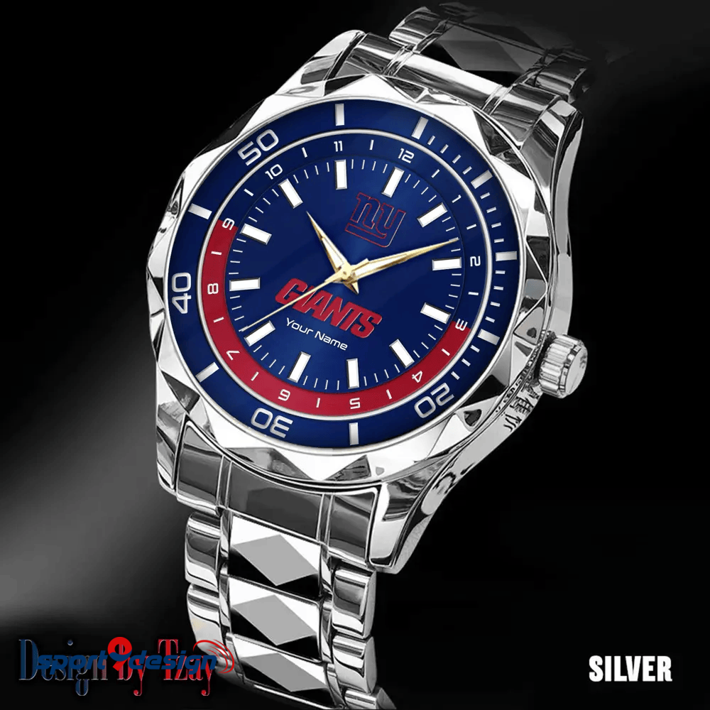 New York Giants Business Watch For Men Automatic Mechanical Stainless Steel Band 2025